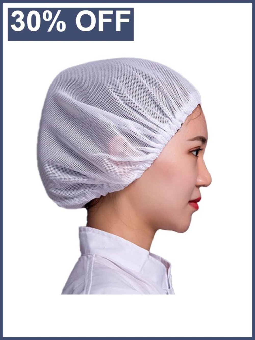 Mesh Sleep Caps for Women Hair Bonnets Cotton Polyester